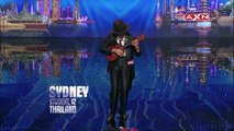 12 Year Olds Amazing Ukulele Playing On Asias Got Talent | Got Talent Global