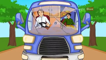 The Wheels On The Bus Go Round and Round _ English Song _ Animated Nursery Rhymes For Children