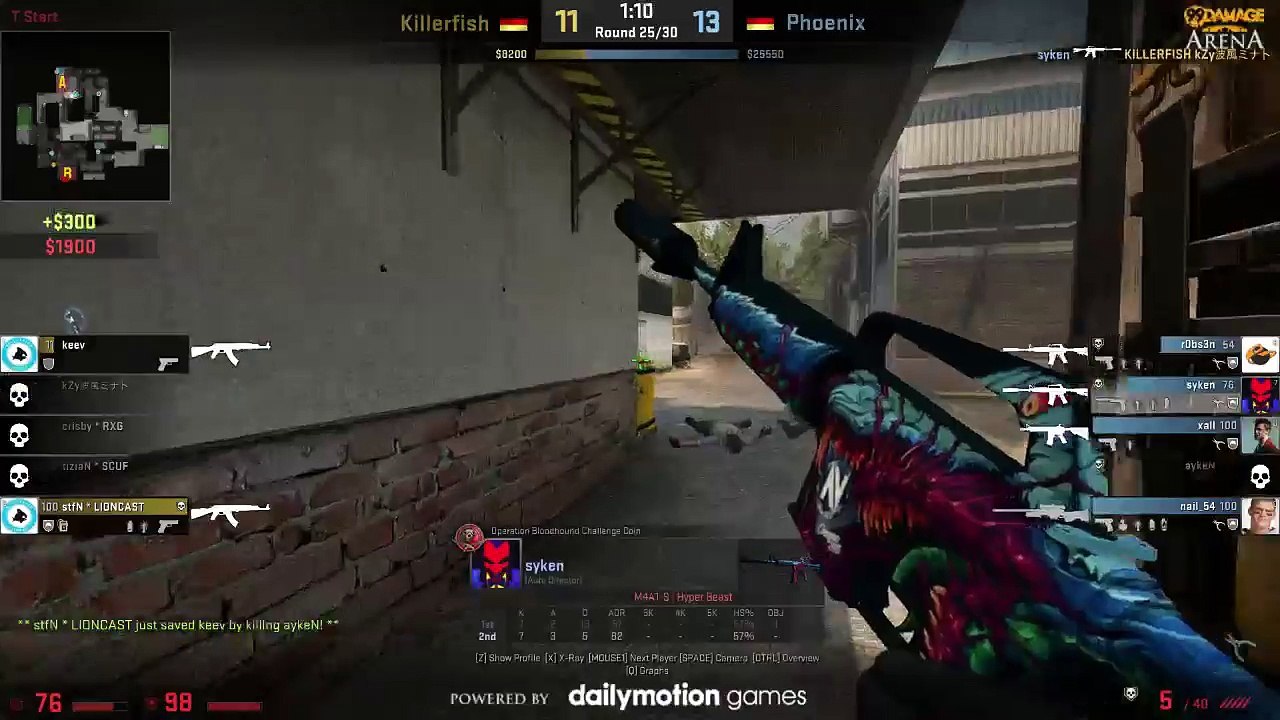 Phoenix vs KillerFish @18.00cet + DenDD vs the winner @20cet  99Damage Arena (208)