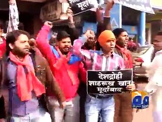 Shiv Sena protests against SRK's new movie Dilwale