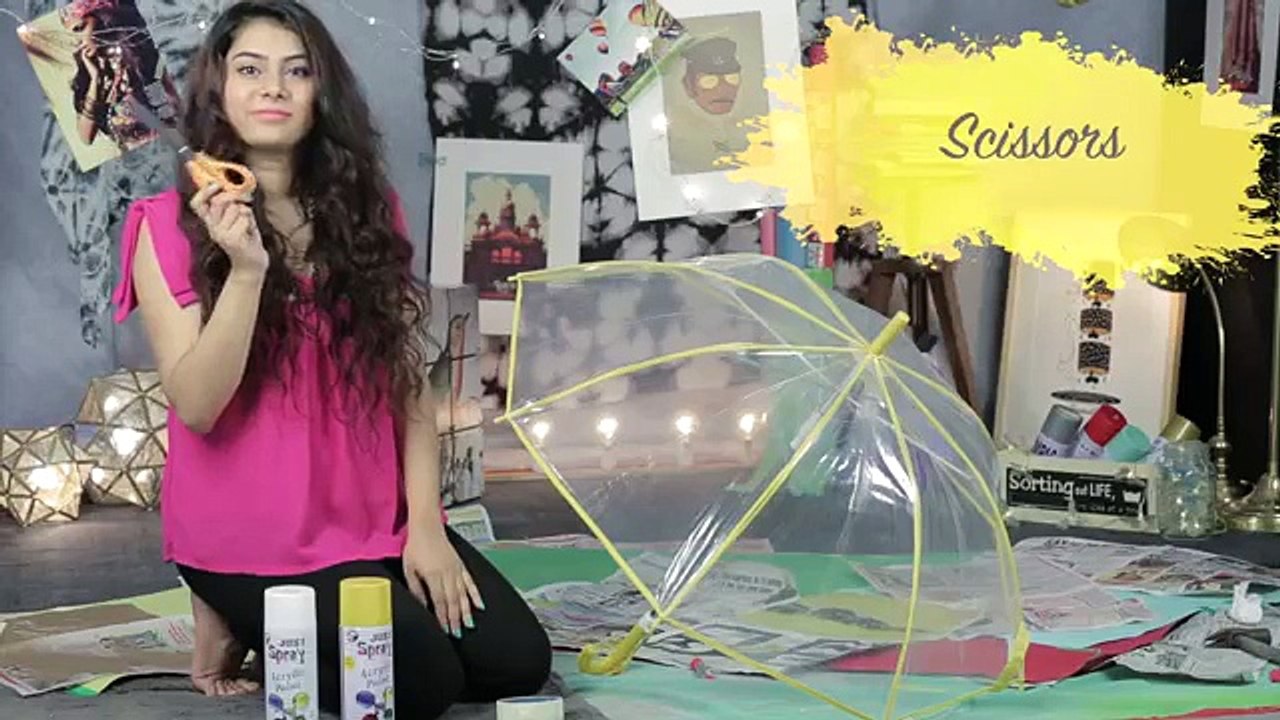 DIY Personalise Your Umbrella By Adding A Fun Twist