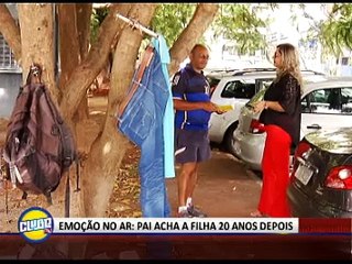 EMOÇÃO NO AR: PAI ACHA A FILHA 20 ANOS DEPOIS