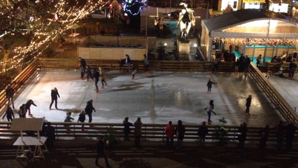 La patinoire extérieure rouvre ses portes