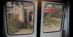 Outside view from Orange Line Metro Train Lahore