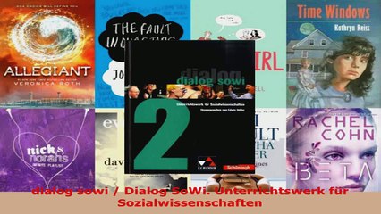 Download  dialog sowi  Dialog SoWi Unterrichtswerk für Sozialwissenschaften Ebook Online