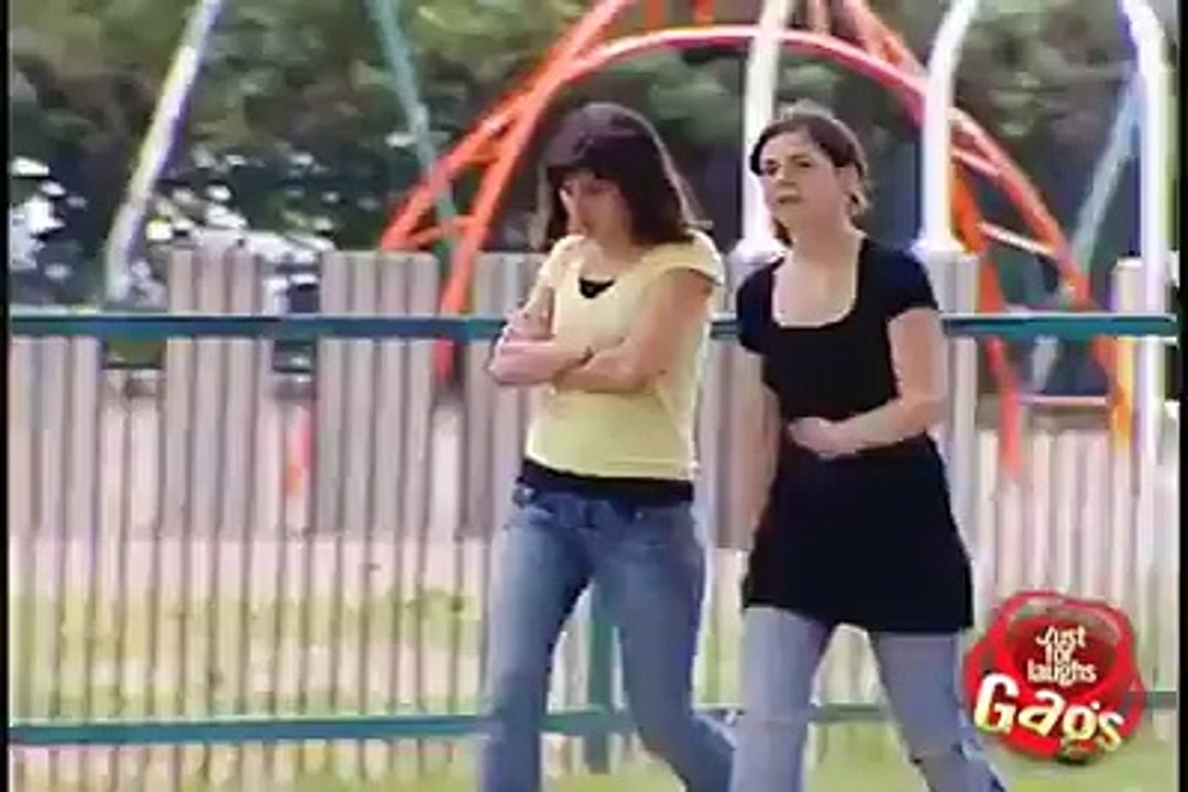 Just For Laughs Gags - Police Car in front of toilet