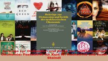 Lesen  Beiträge zur Diskussion und Kritik der neoklassischen Ökonomie Festschrift für Kurt W Ebook Online