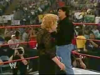 WWE Eric Bischoff gets some pie !