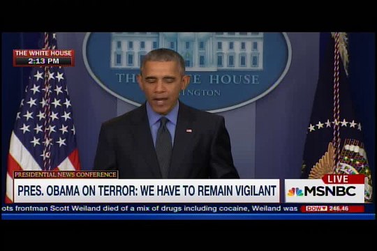 @POTUS on social media screening - explains #SBShooting posts were not public.