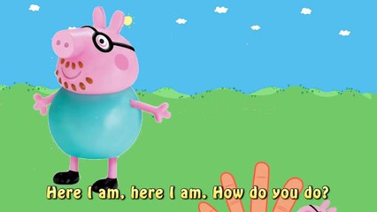 Where Are You Peppa Pig Finger Family Song Toys Dinosaur Peppa Pig