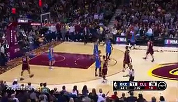 LeBron James Crashes into Jason Day's Wife _ Thunder vs Cavs _ Dec 17, 2015 _ NBA 2015-16 Season