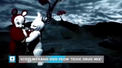 Scott Weiland died from 'toxic drug mix'