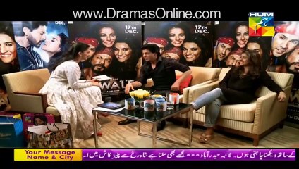 صنم جنگ نے لائیو شو میں شاہ رخ خان کو شرمندہ کردیا، مگر کیسے ؟؟ آپ بھی دیکھیں
