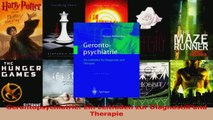 Lesen  Gerontopsychiatrie Ein Leitfaden zur Diagnostik und Therapie Ebook Online