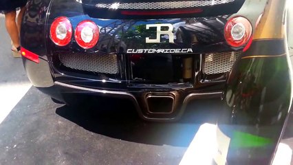 bomb Upclose Deaf Sounding Engine Rev Bugatti Veyron Grand Sport Vitesse