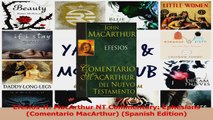Read  EfesiosH MacArthur NT Commentary Ephesians Comentario MacArthur Spanish Edition Ebook Free