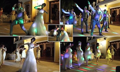 Gelinle damadın şaşırtan koreografisi