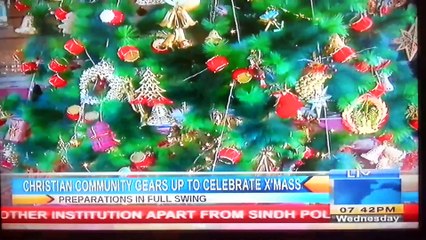 Raza Khan's Report for PTV World on the preparations for Christmas 2015 in Pakistan