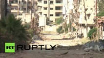 RAW: Syrian female pro-Assad warriors battle jihadists near Damascus