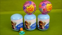toddlers Disney Frozen surprise toys vs Peppa Pig surprise eggs Chupa Chups edition george