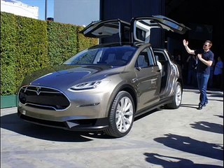 Tesla Model X electric luxury full size crossover utility vehicle