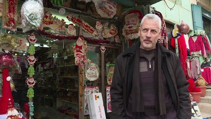 الاجواء الميلادية كئيبة هذه السنة في بيت لحم.