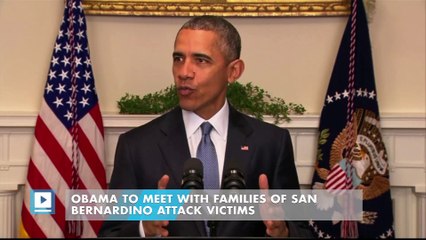 Obama to meet with families of San Bernardino attack victims