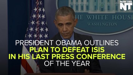 Obama's Lays Out Plan To Combat ISIS Moving Forward