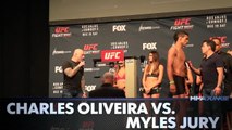 UFC on Fox: Dos Anjos vs. Cerrone weigh-in highlights