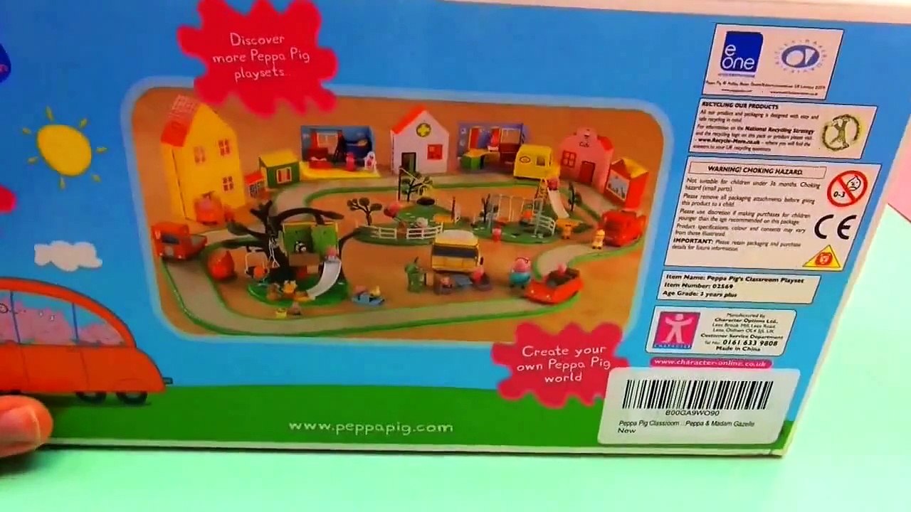 PEPPA PIG SALON DE CLASES - PLAYSET VAMOS A LA ESCUELA - PEPPA PIG´S CLASSROOM - DEMO - EN ESPAÑOL