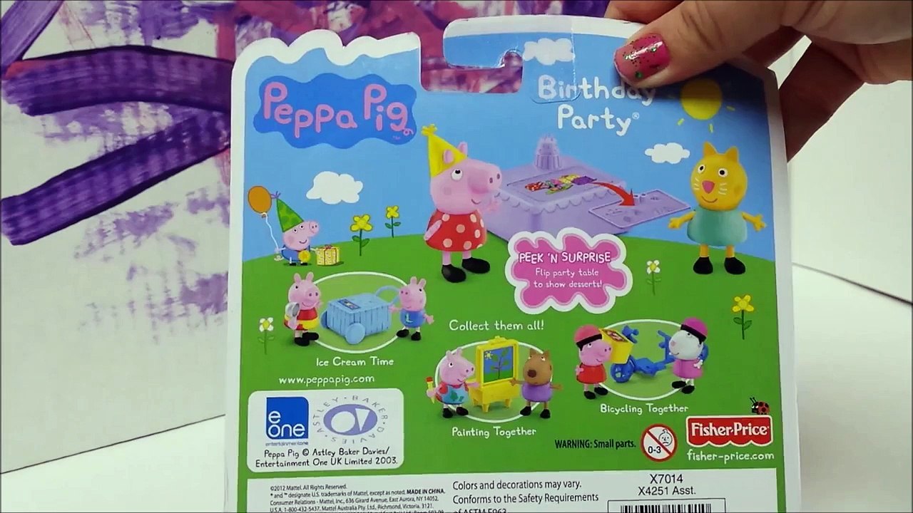 nickelodeon Peppa Pig Peek 'n Surprise Birthday Party Playset boy toys