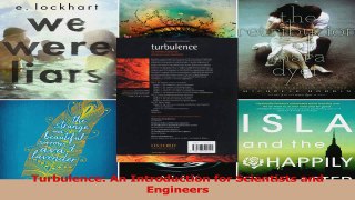 PDF Download  Turbulence An Introduction for Scientists and Engineers Read Online