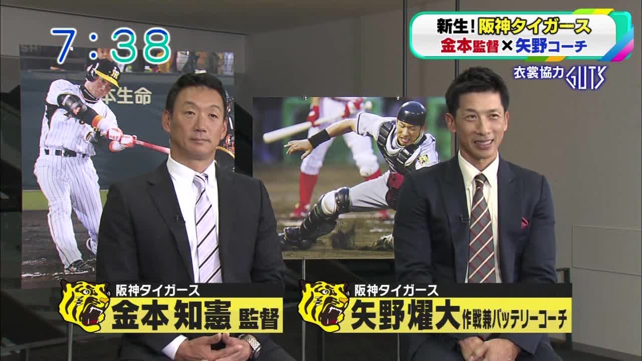 阪神タイガース 金本監督 Ｘ 矢野コーチ 対談 こぼれ話 2015.12.15