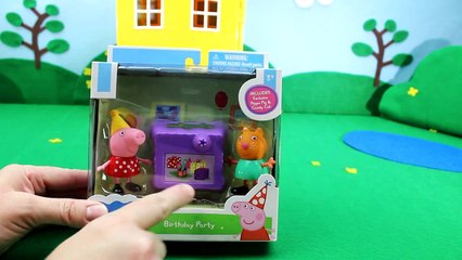 Toy Show Peppa Pig’s Birthday Party Playset - Peppa Gets to Open a Kinder Egg! Child Safe