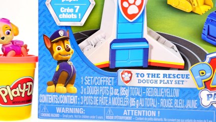 Paw Patrol To The Rescue Dough Play Set PLAY DOH Rubble, Marshall and Chase