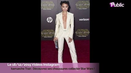 Exclu Vidéo : karrueche Tran : Découvrez ses chaussures collector Star Wars !