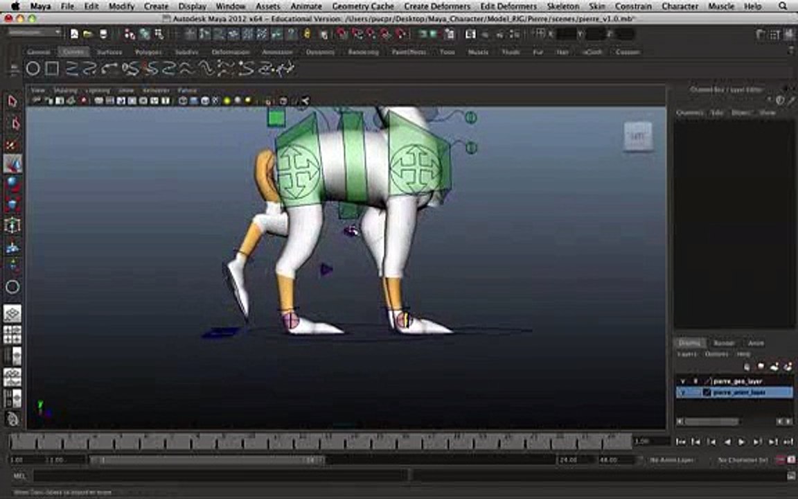 Aula De Animação 3d (maya) - Princípios Básicos Clip12-80