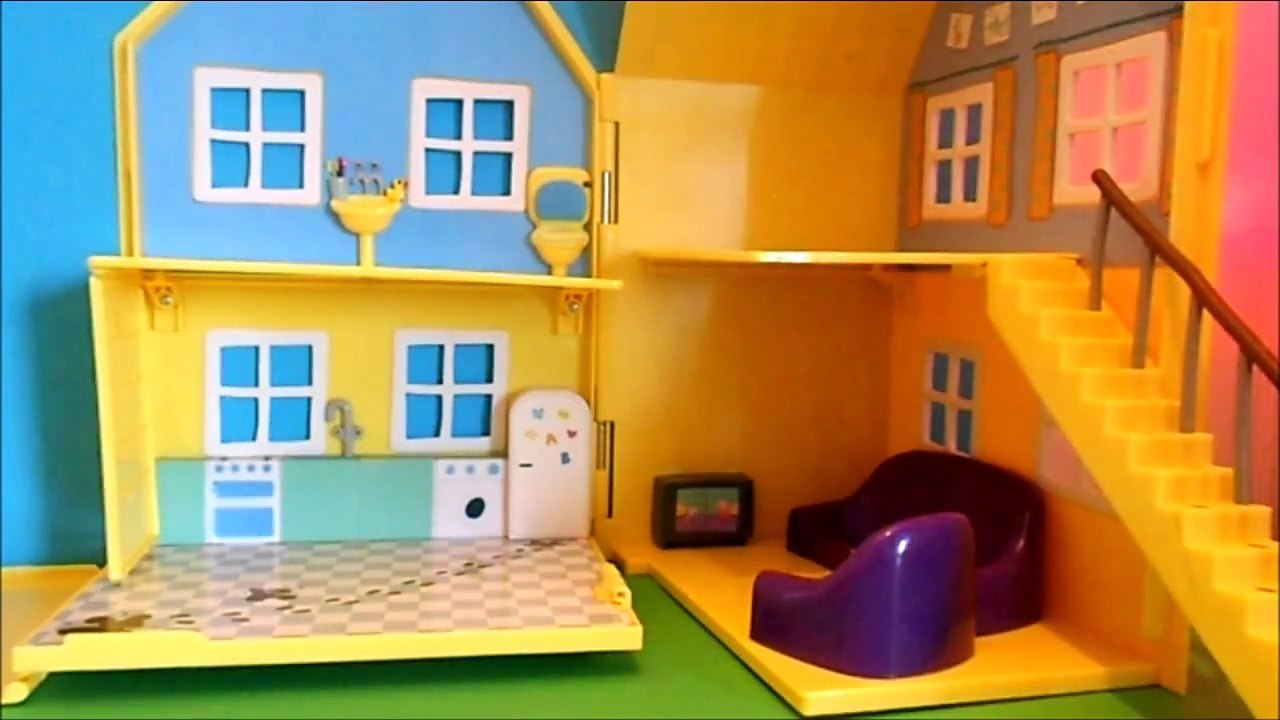 peppa pig Peppa Pig House Deluxe Playhouse Playset Muddy Puddle La Casa de Peppa Charco de Barro