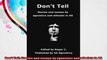 Dont Tell Stories and essays by agnostics and atheists in AA