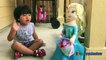 Frozen ELSA ATTACK BY A SNAKE surprise egg Disney Cars Lightning Mcqueen Kids Video Ryan ToysReview