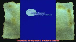 Emotions Anonymous Revised Edition
