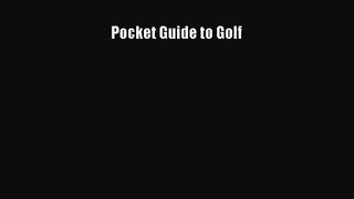 Pocket Guide to Golf [Read] Online