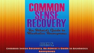Common Sense Recovery An Atheists Guide to Alcoholics Anonymous