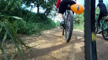 Papai noel, pedal solidário com 85 bikers, Taubaté, SP, MTB, 33 km, 2015, (23)