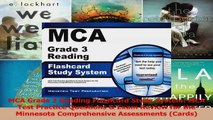 MCA Grade 3 Reading Flashcard Study System MCA Test Practice Questions  Exam Review for PDF