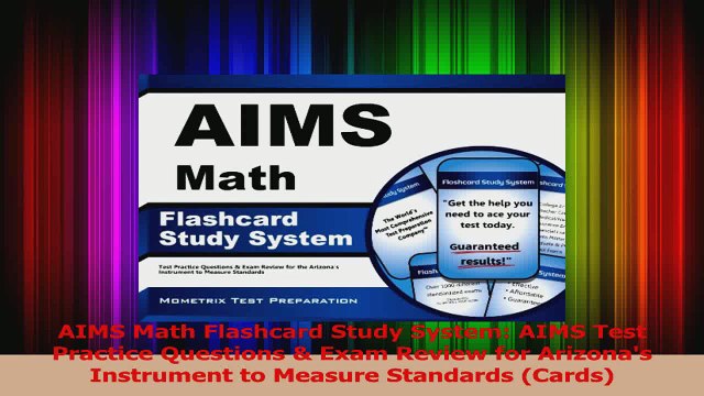 AIMS Math Flashcard Study System AIMS Test Practice Questions Exam Review for Arizonas Read Online