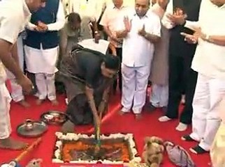 Bharuch Gujarat CM ground breaking of 4 lane Golden Bridge & opening of Dudhdhara Dairy Plant