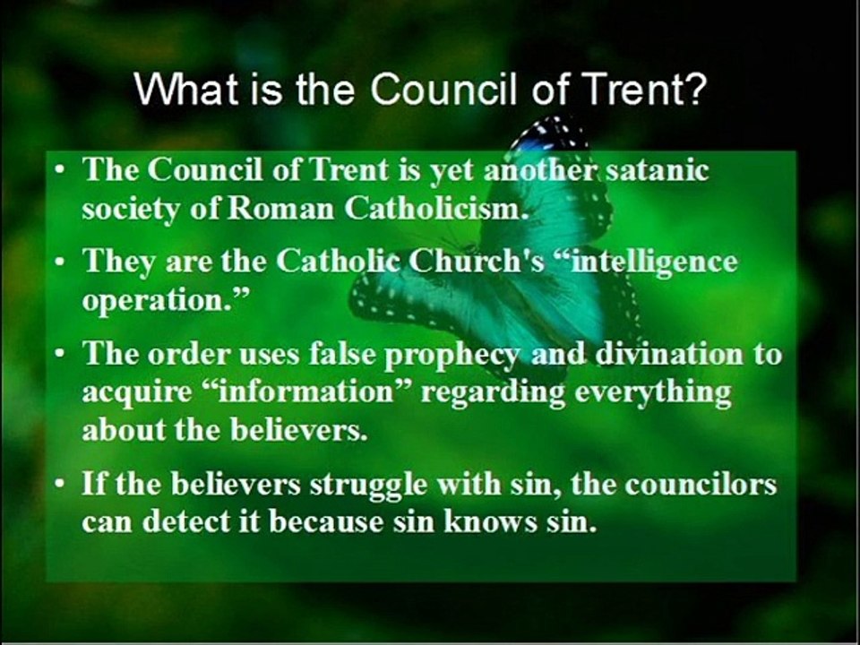 The Council of Trent Exposed