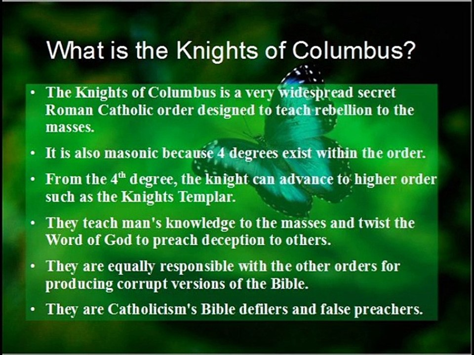 The Knights of Columbus Exposed
