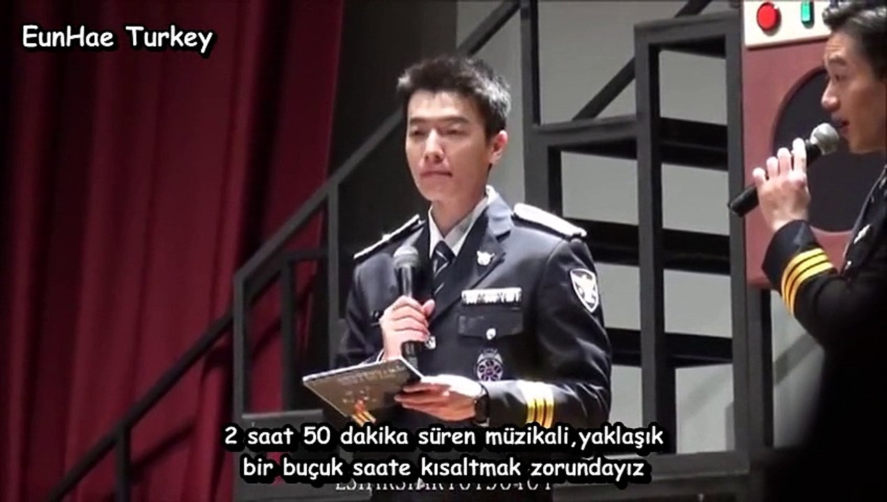 151211 Seul Polis Müzikali MC Donghae Türkçe Altyazılı/Turkısh Sub